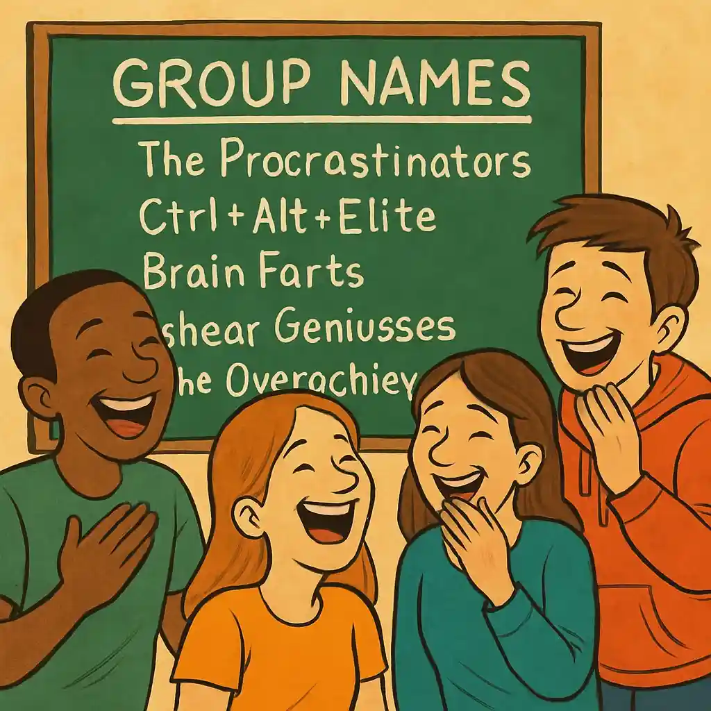 Study Group Names for Students