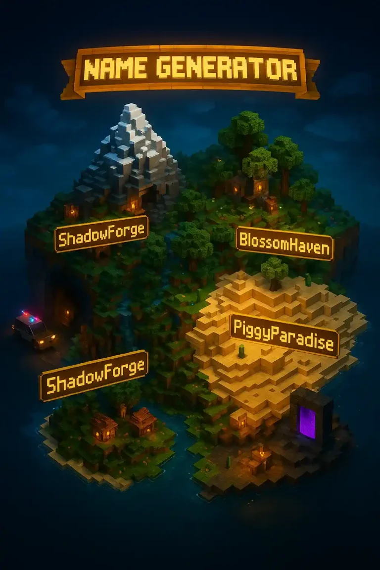 Minecraft World Name Generator