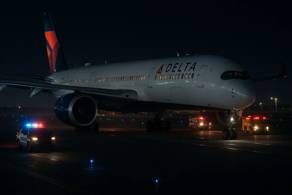 Delta DL275 Divert to Los Angeles