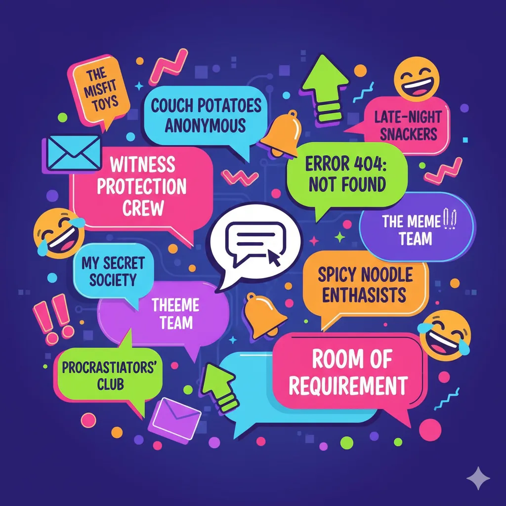 Inappropriate Group Chat Names Funny, Dirty, Clever & Bold Ideas to Keep Things Interesting