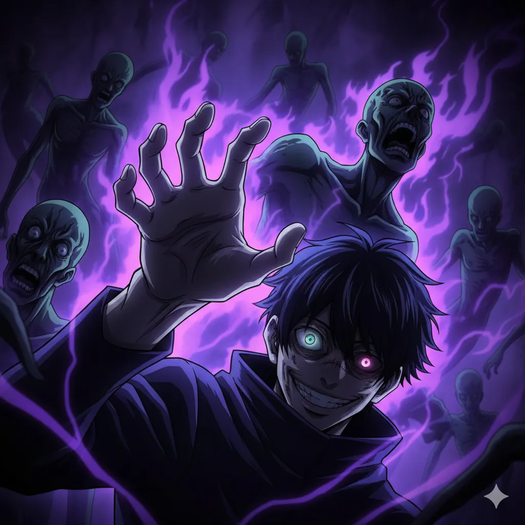 Mahito Black Flash attack in Jujutsu Kaisen