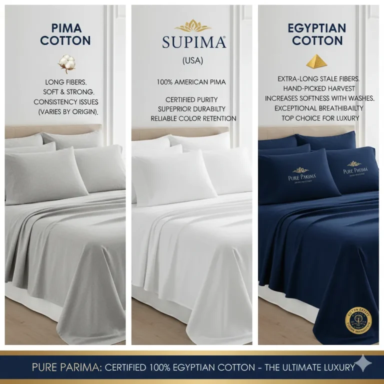 Understanding Cotton Pima vs Supima vs Egyptian Cotton - Pure Parima Guide 