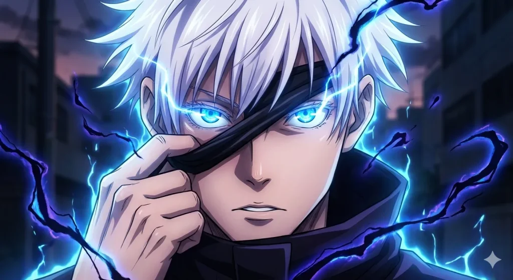 Satoru Gojo Six Eyes revealed without blindfold