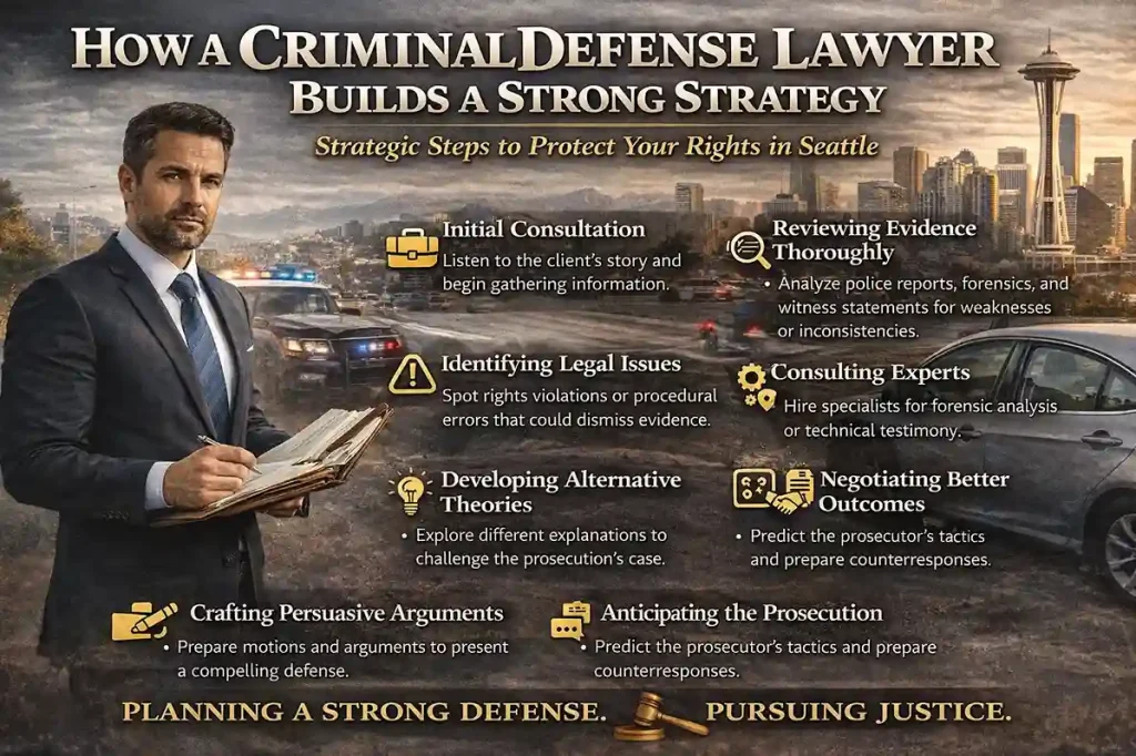 How a Criminal Defense Lawyer Builds a Strong Strategy