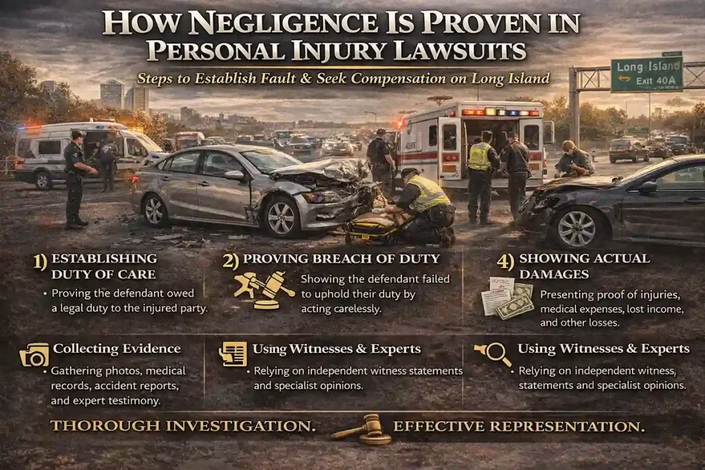 How Negligence Is Proven in Personal Injury Lawsuits
