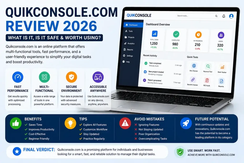 Quikconsole com