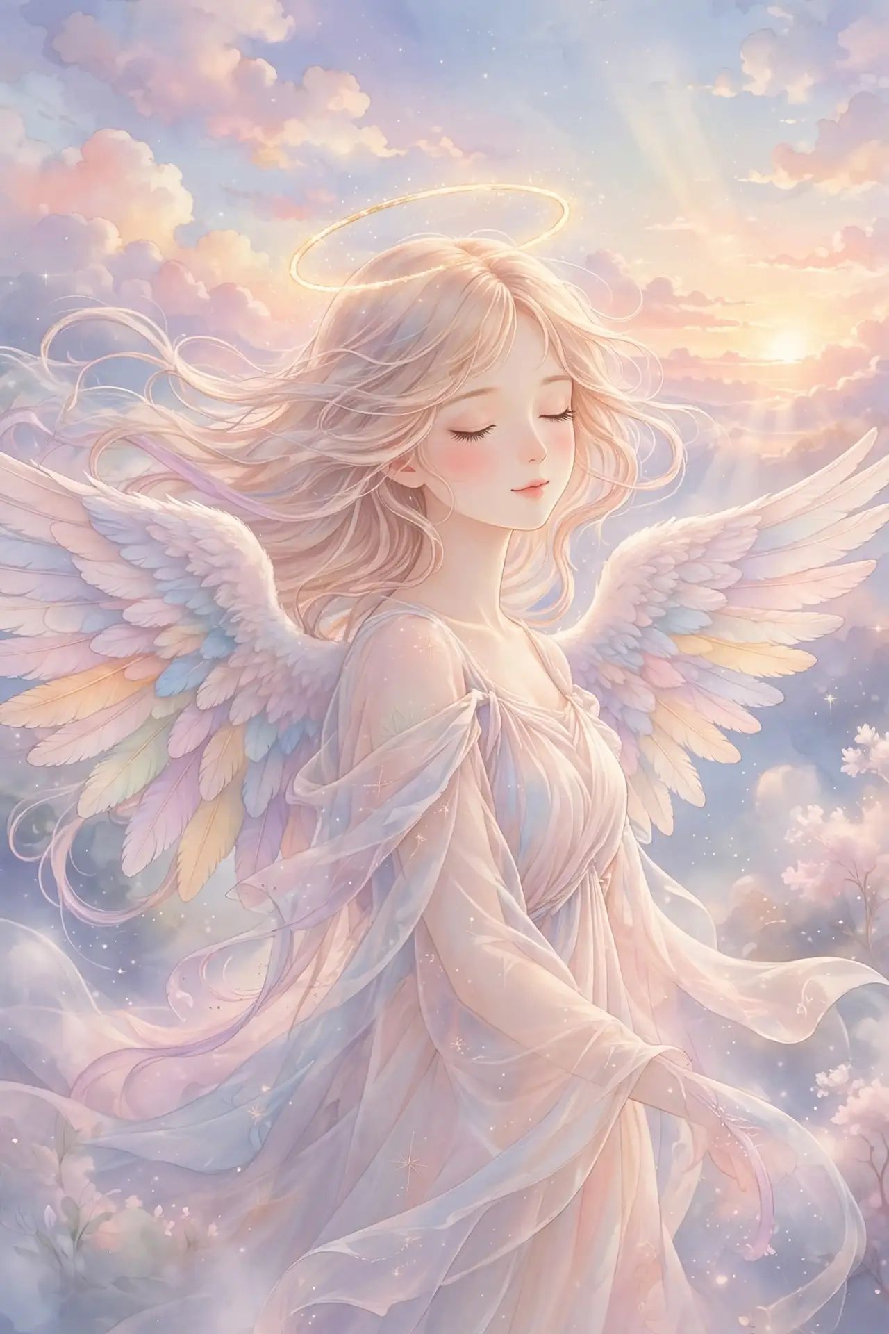 Beautiful angel names for girls with ethereal design