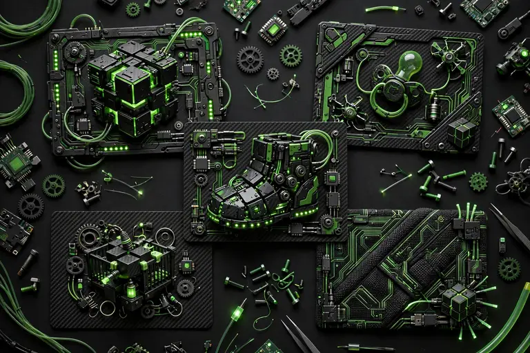 Borg names on cybernetic Borg cube cards