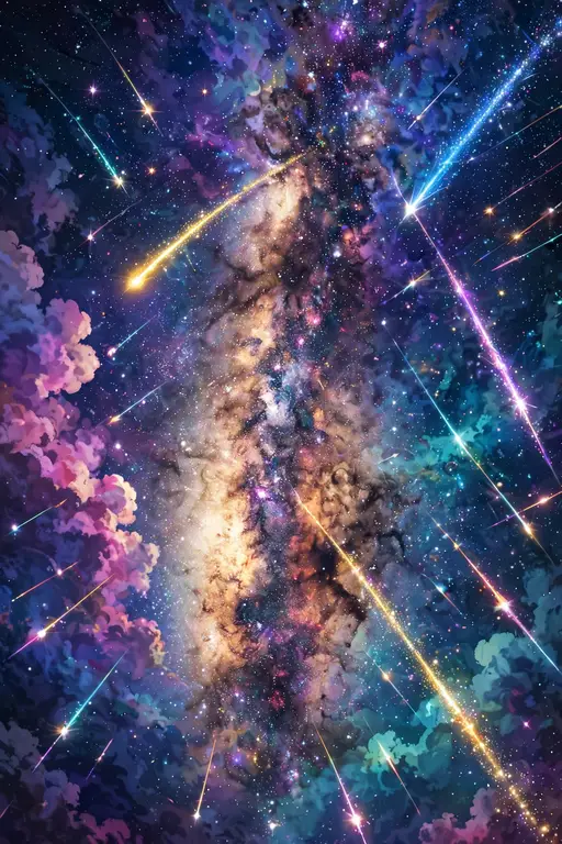 Celestial baby names with starry night sky art