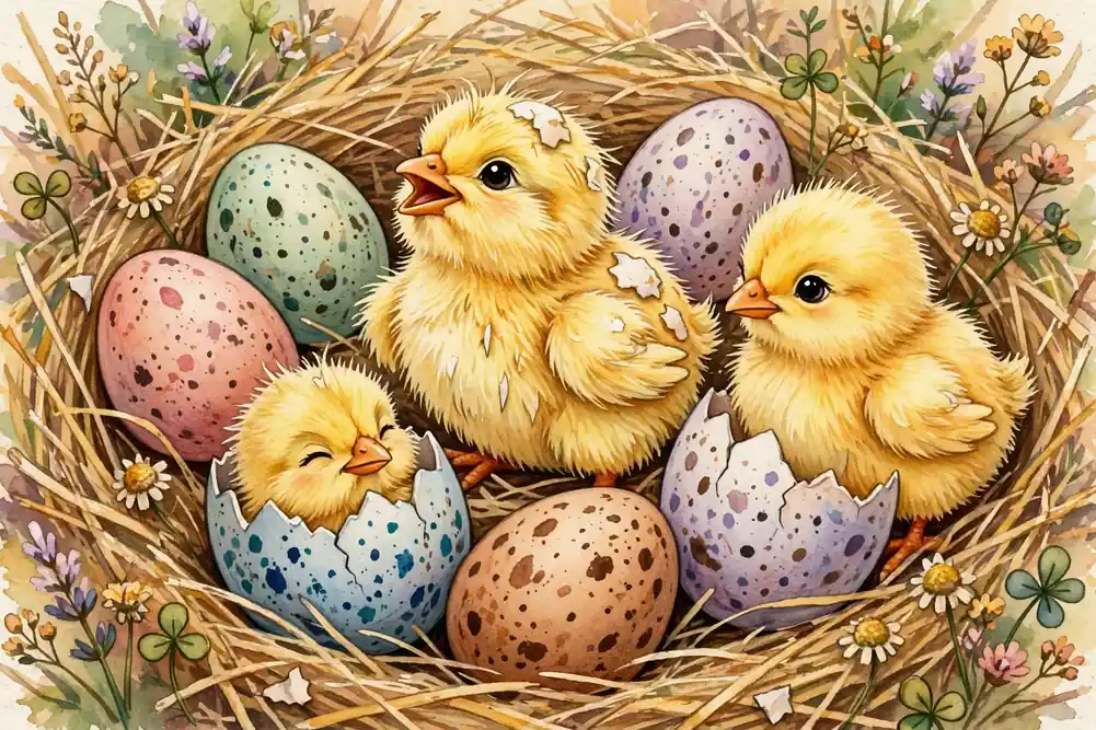 Cute chicken names for hens on farm themed name cards