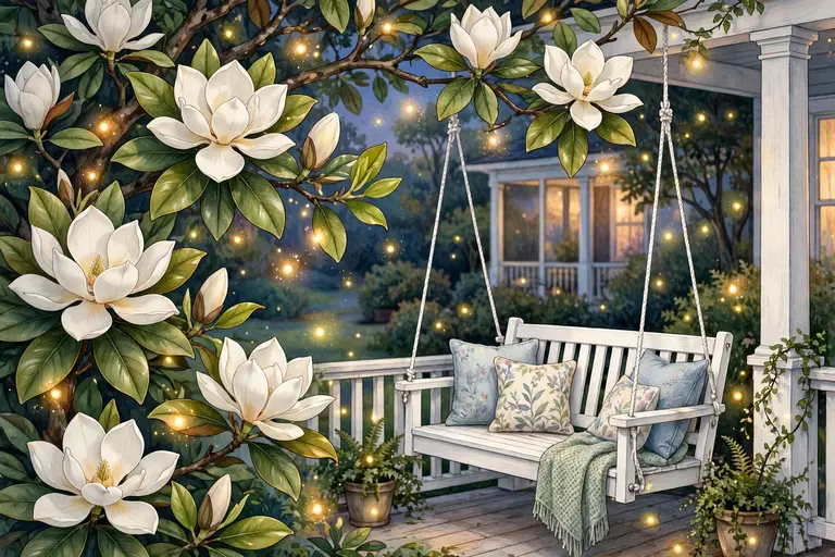 Southern charm boy names with magnolia art
