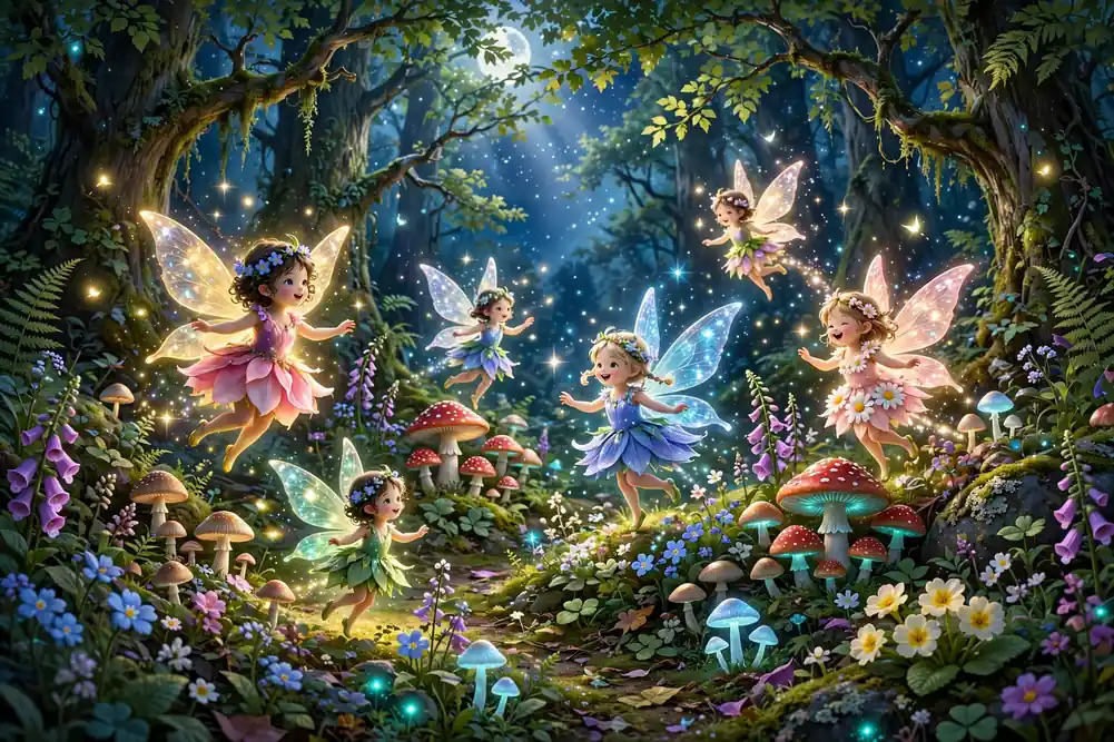 Fairy names for girls and boys like Titania and Puck