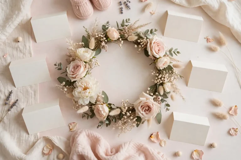 Girl middle names list with beautiful floral design