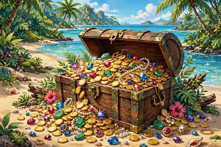 Famous pirate names like Blackbeard and Anne Bonny with stories