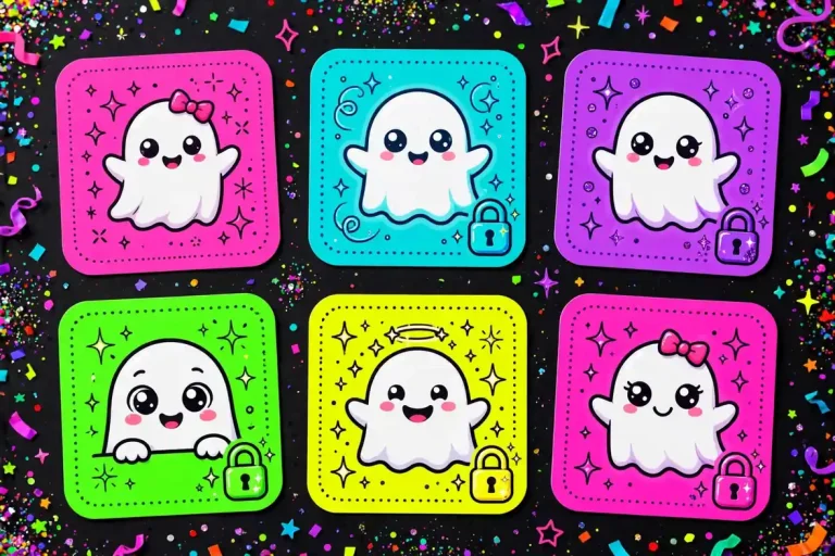 Private story names list with social media theme