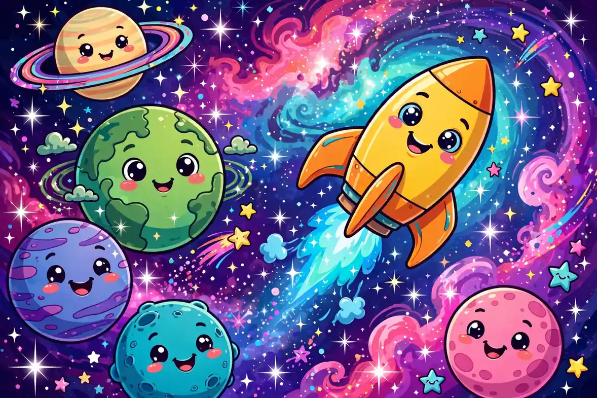 Star and constellation space names like Nova and Orion